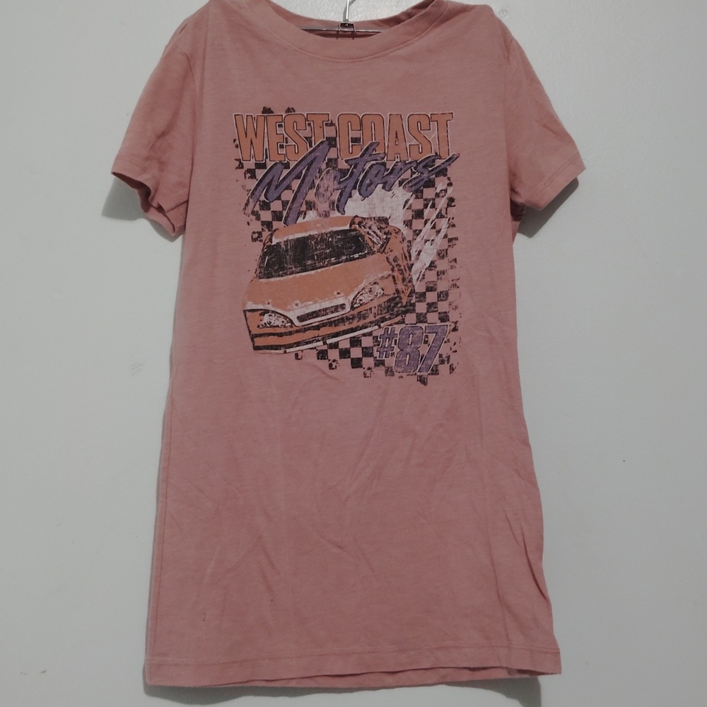 XS Pink Aeropostale West COAST Motors #87T-Shirt